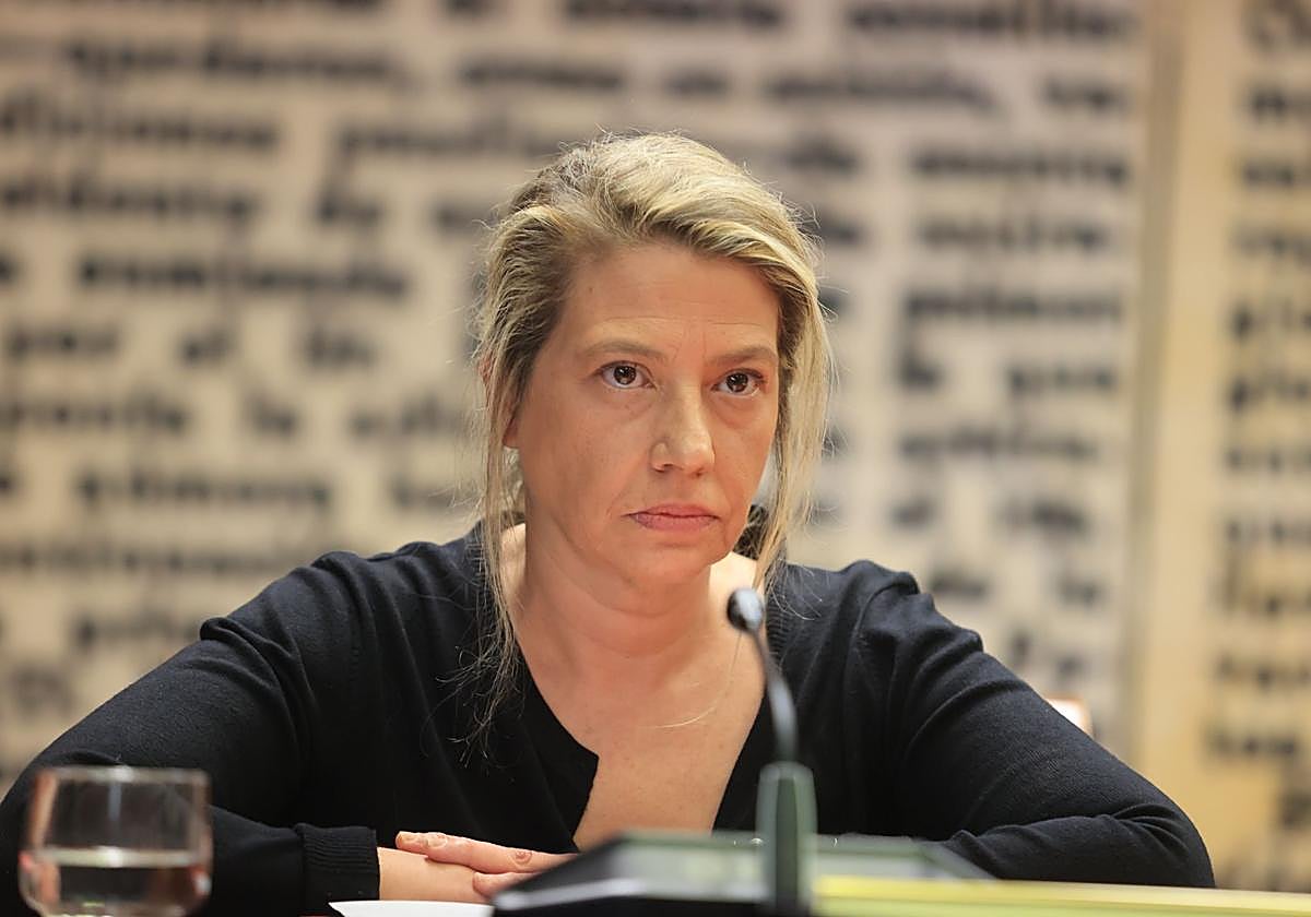 María Cristina Álvarez Rodríguez, en el Senado en noviembre de 2024