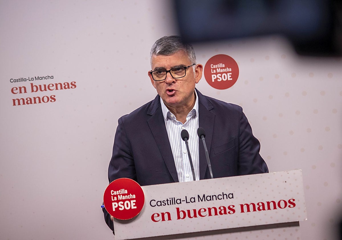 Ángel Tomás Godoy, presidente del grupo socialista en las Cortes de Castilla-la Mancha