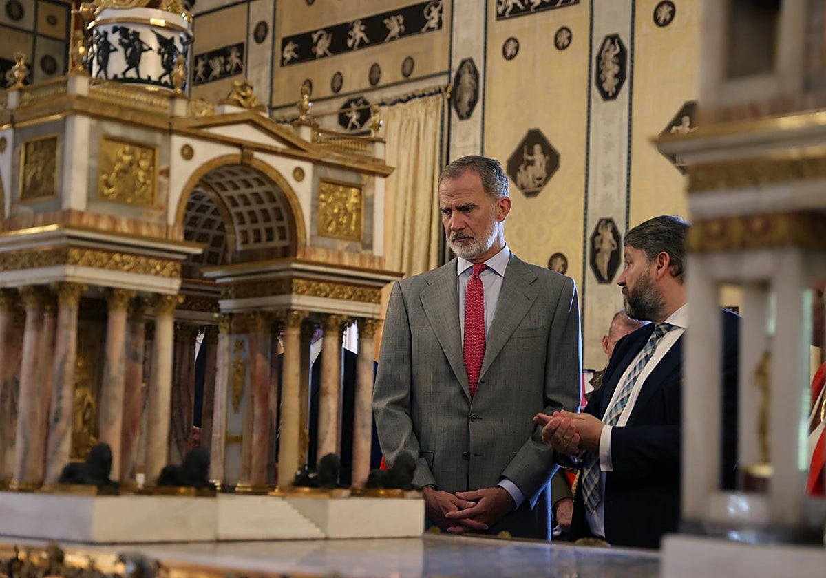Felipe VI visita la Casa del Labrador en la inauguración del edificio neoclásico, este martes
