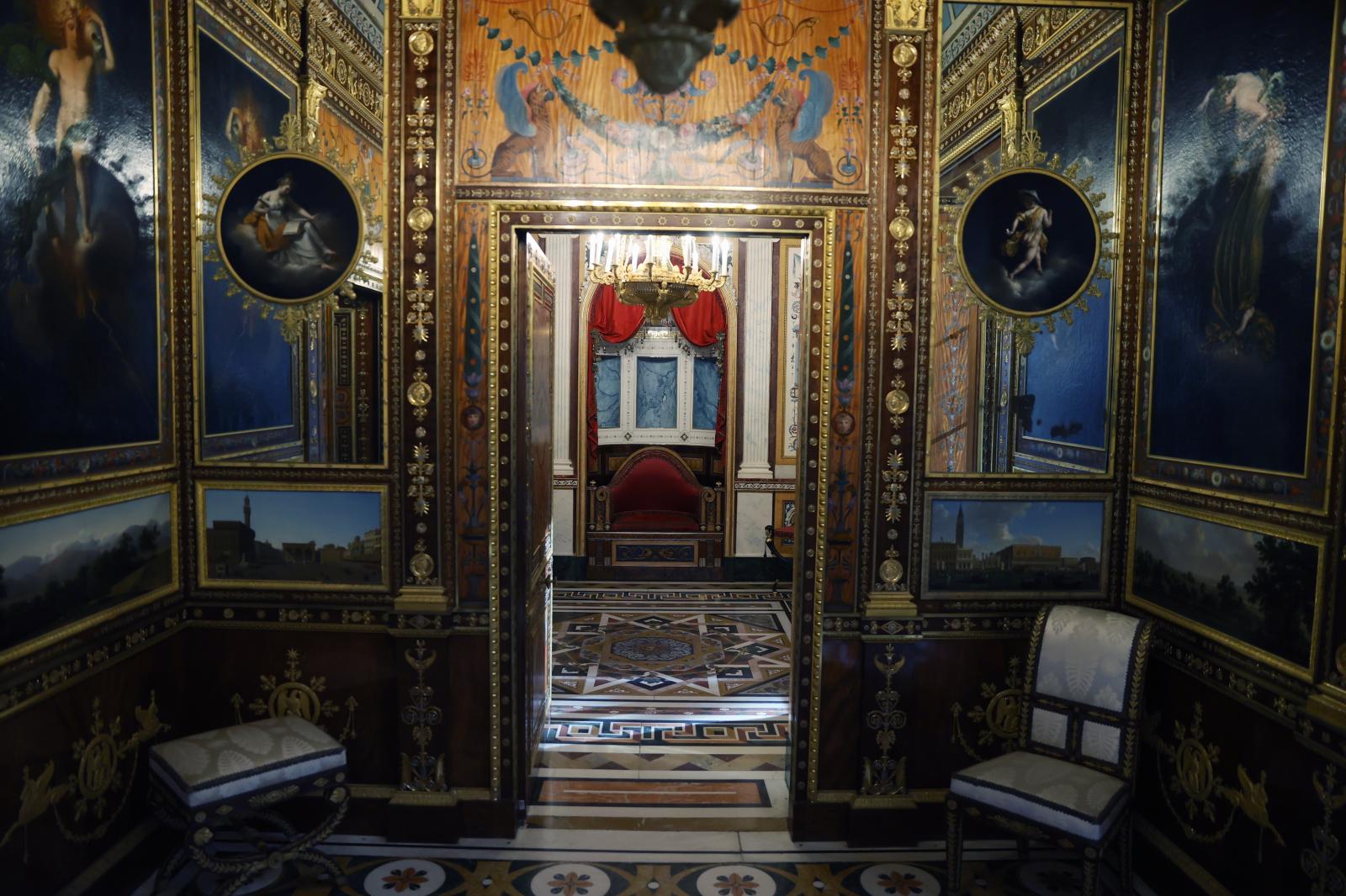 Gabinete de platino de la Casa del Labrador de Aranjuez