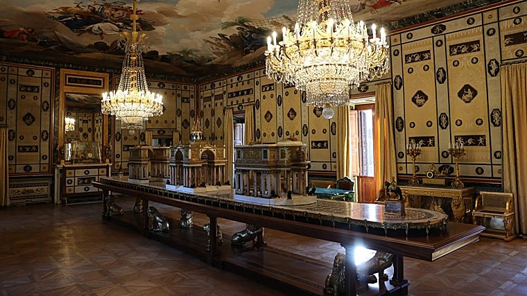 Sala Grande o de Baile del palacete de Carlos IV en Aranjuez