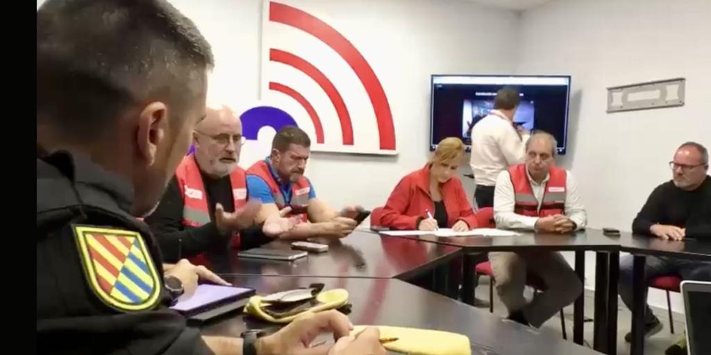 Los audios inéditos del Cecopi de la dana revelan que se planteó alertar a Utiel de las inundaciones con «un mensaje» a los móviles a las 17 horas