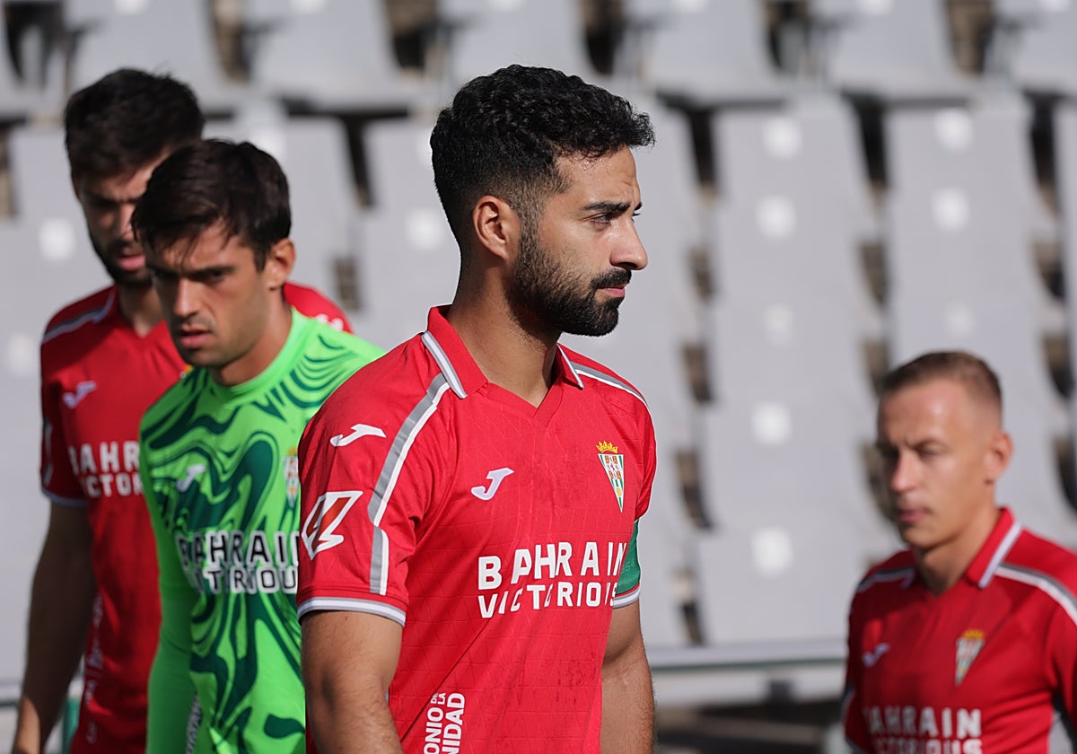 Rubén Alves durante un partido de pretemporada en El Arcángel