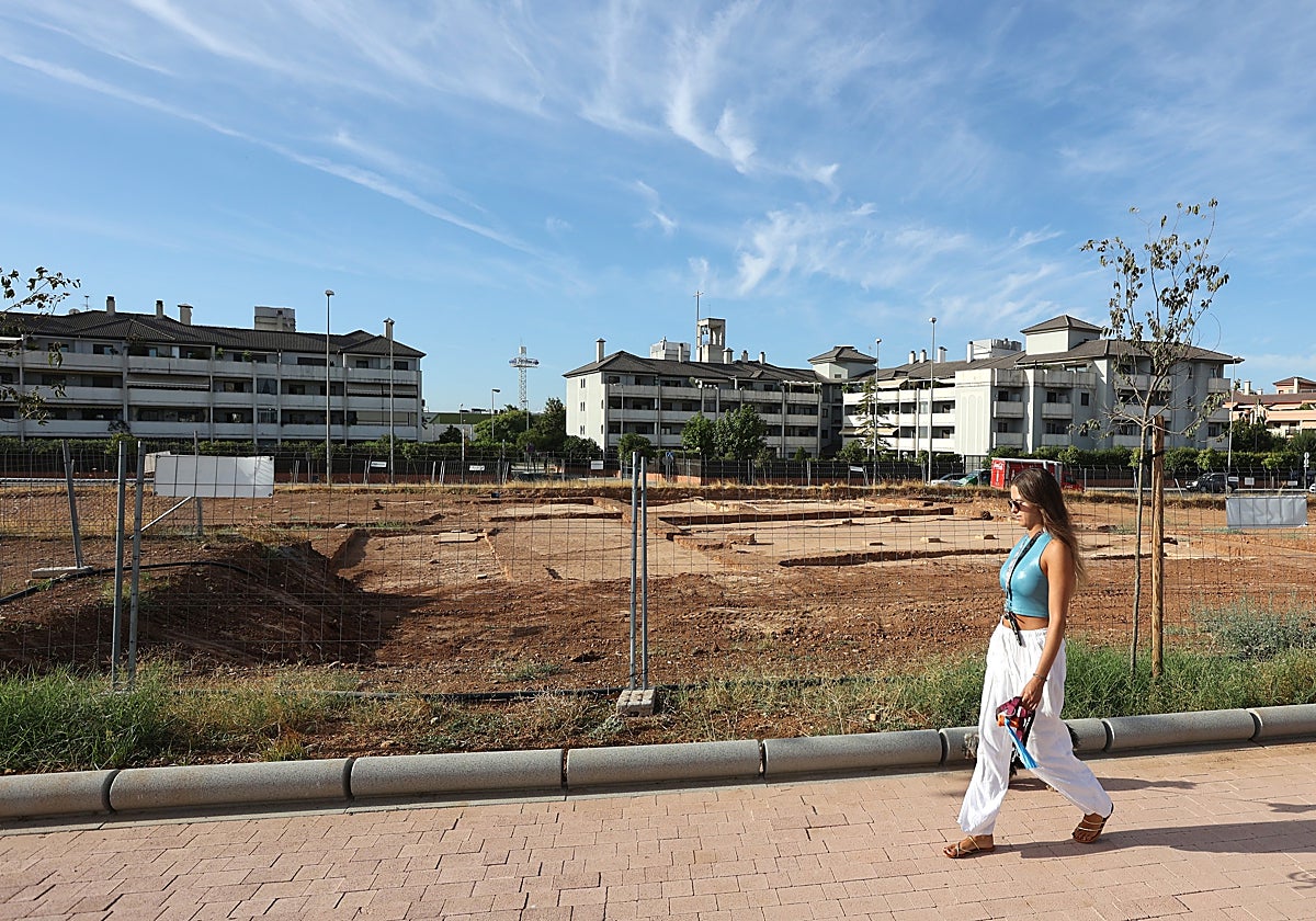 Las estructuras del complejo visigodo halladas en los terrenos por donde pasará la Ronda Norte