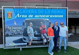 Talavera ya cuenta con un ﻿  área para autocaravanas, 'La gaviota viajera'