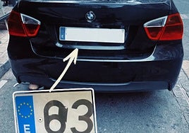 Manipula la matrícula de su coche para evitar una multa en la ZBE de Granada y se lleva una sanción de 6.000 euros y seis puntos de carné