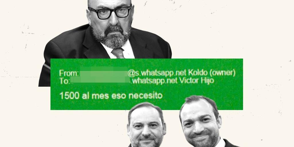 Ábalos utilizaba a su hijo como 'cajero' de buena parte del dinero en efectivo que manejaba