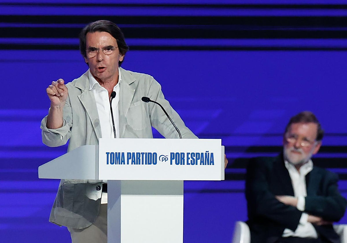 El expresidente del Gobierno José María Aznar