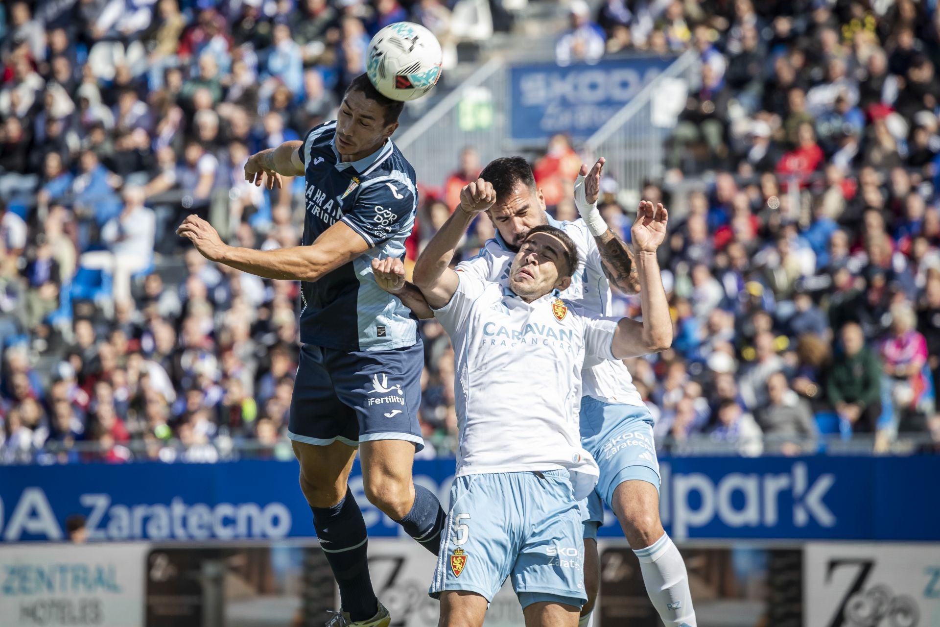 El trabajado triunfo del Córdoba en Zaragoza, en imágenes