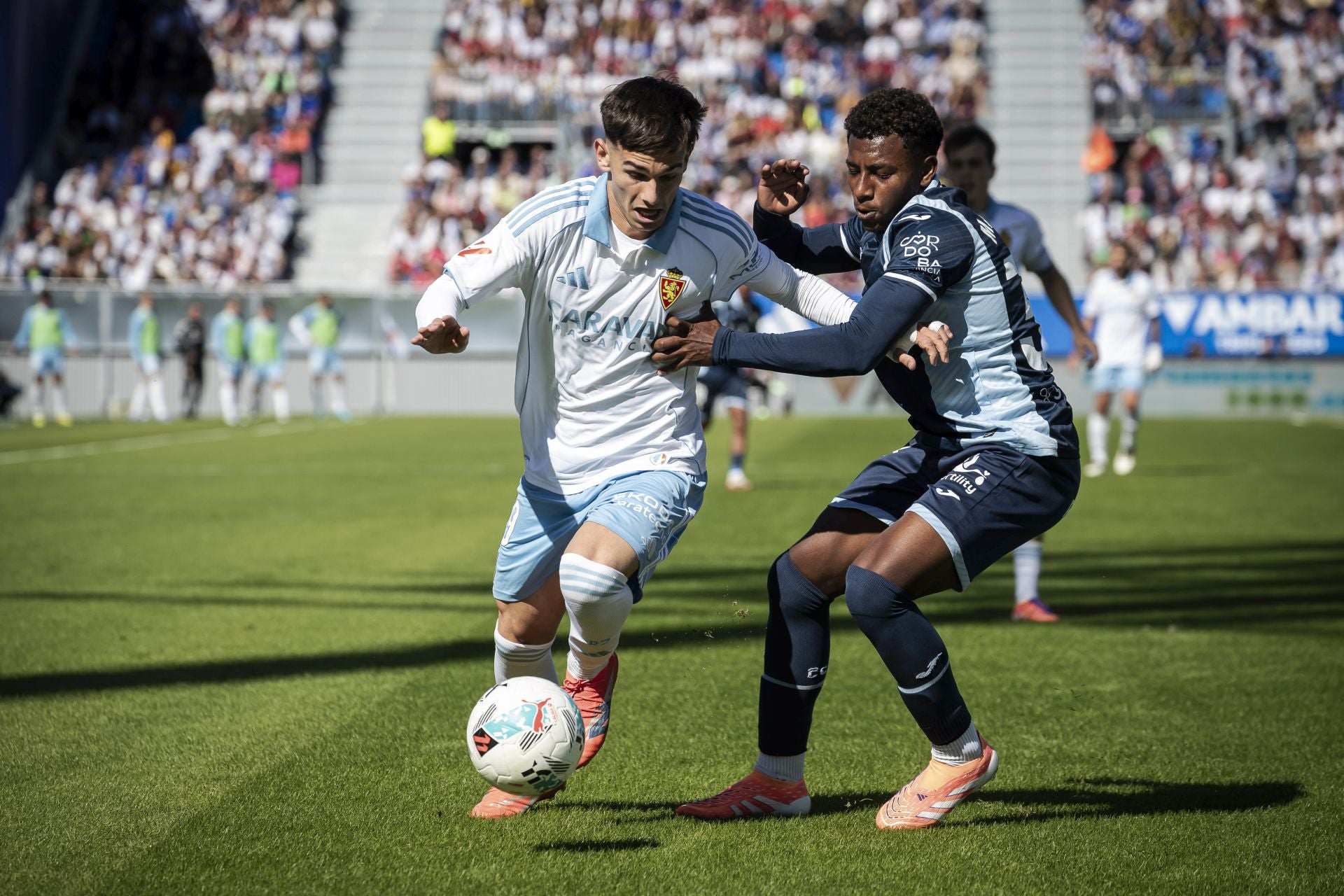 El trabajado triunfo del Córdoba en Zaragoza, en imágenes
