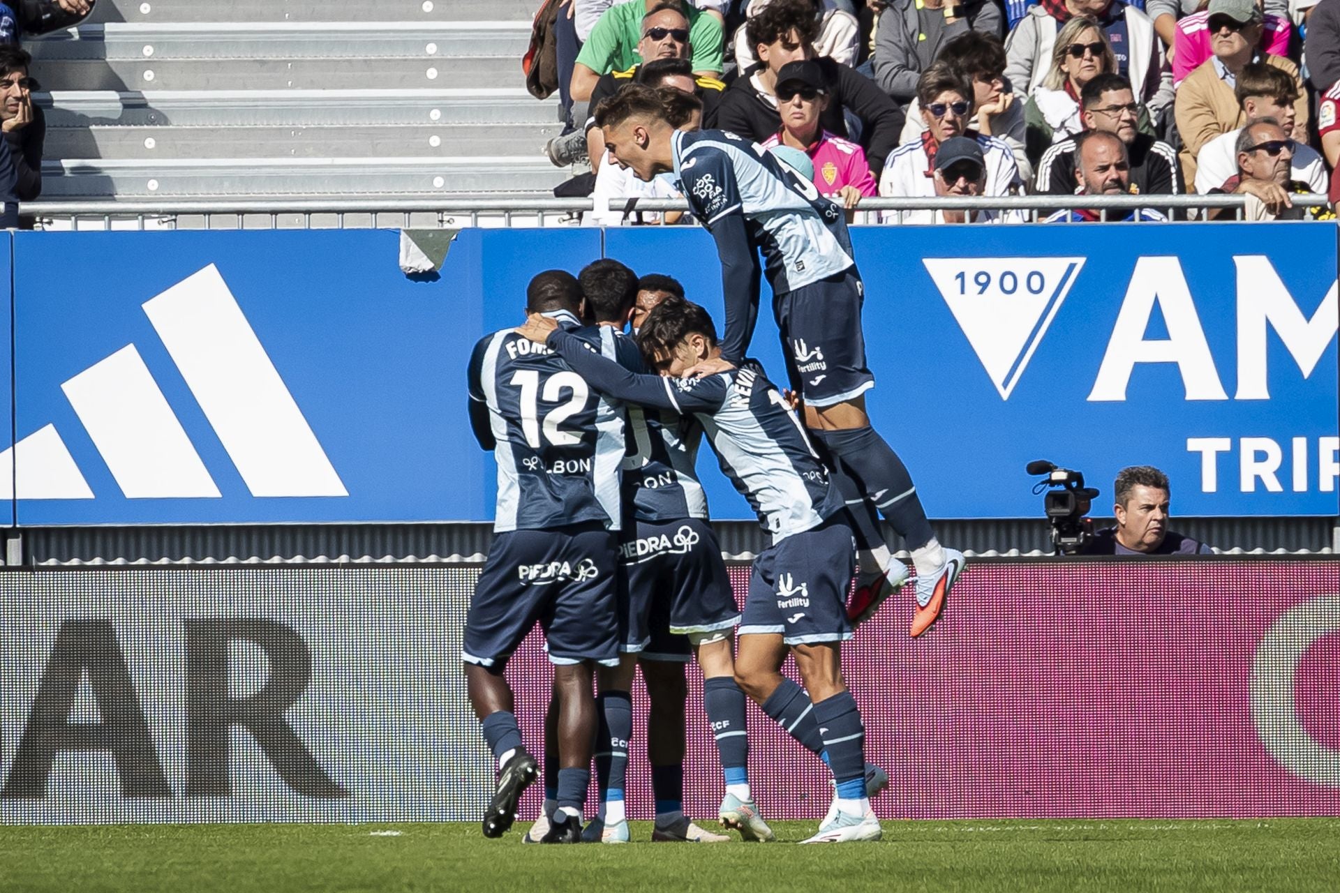 El trabajado triunfo del Córdoba en Zaragoza, en imágenes