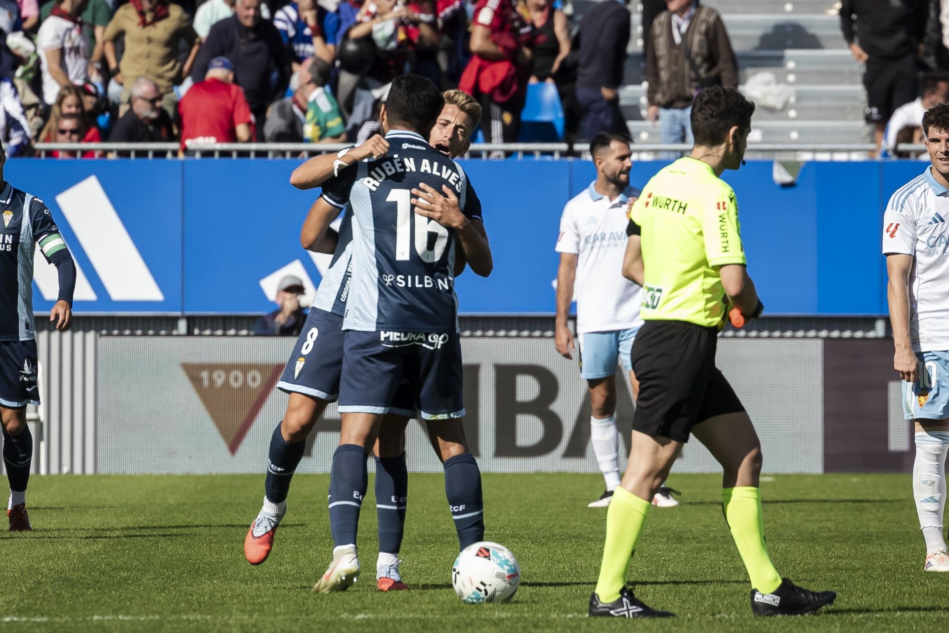 El trabajado triunfo del Córdoba en Zaragoza, en imágenes