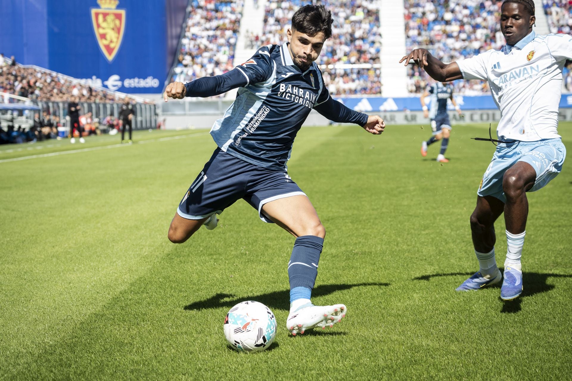 El trabajado triunfo del Córdoba en Zaragoza, en imágenes