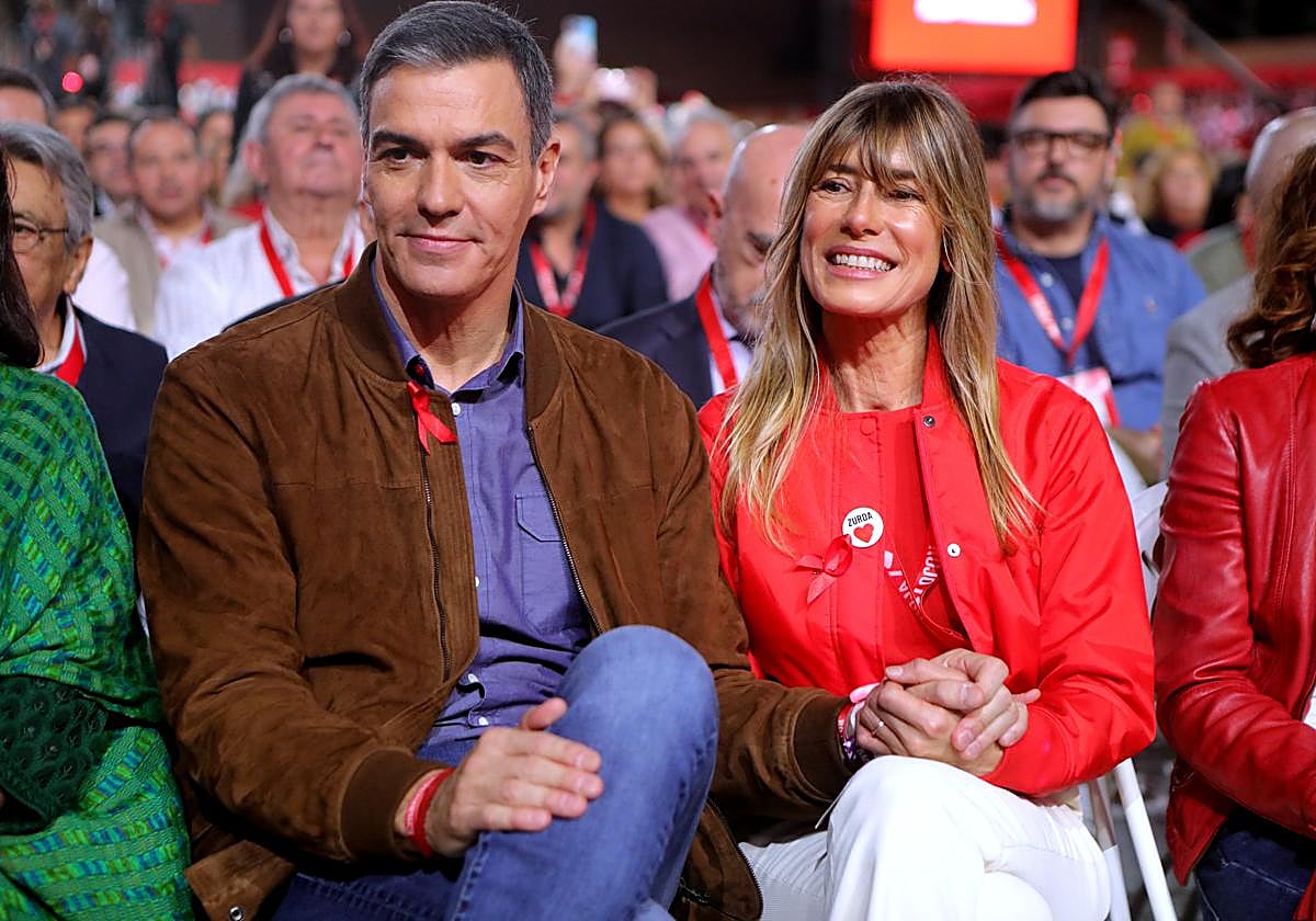Pedro Sánchez y Begoña Gómez en una imagen de archivo