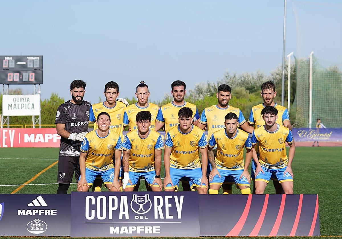Once inicial del Atlético Palma del Río