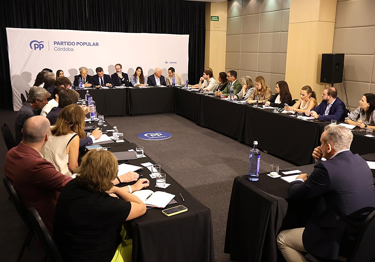 Interparlamentaria del PP de Córdoba, celebrada este lunes