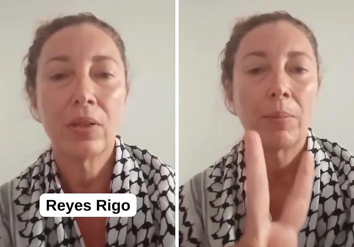 Reyes Rigo, en un vídeo difundido en redes sociales