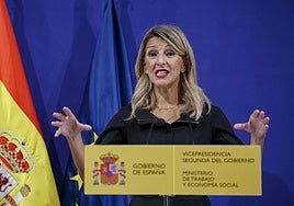 Yolanda Díaz propone «una conferencia de paz» para Palestina en Madrid en plena negociación del plan de Trump