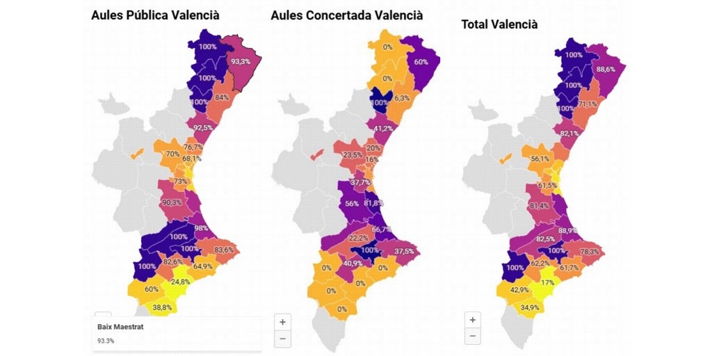 El TSJ desestima el primer recurso contra la consulta entre valenciano o castellano en las aulas impulsada por Mazón