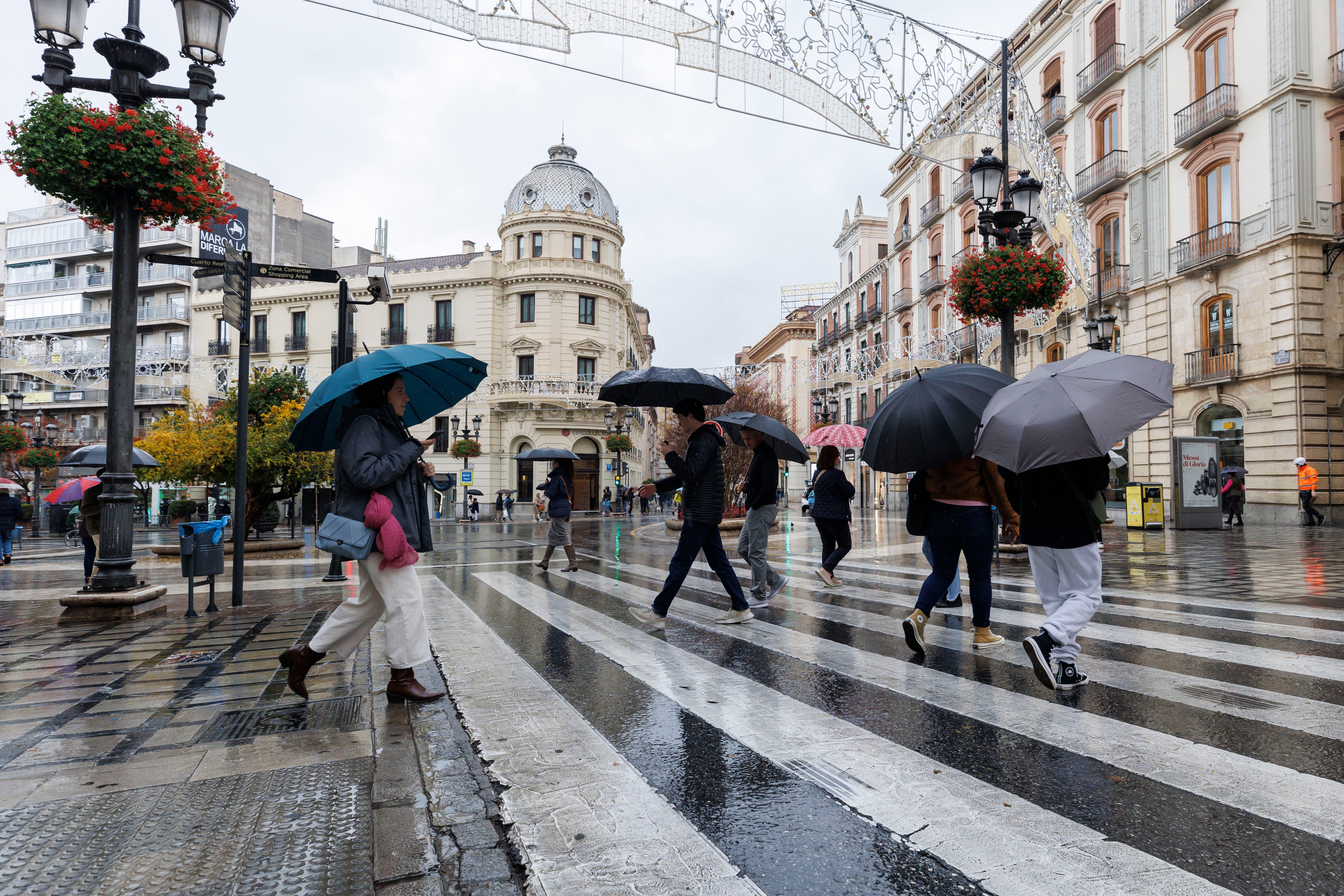 Llega la dana Alice a Andalucía con lluvias fuertes: Estas son las zonas en alerta amarilla