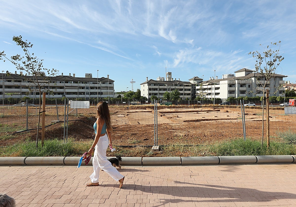 Restos del complejo religioso de época visigoda en el tramo de la Arruzafilla de la Ronda Norte