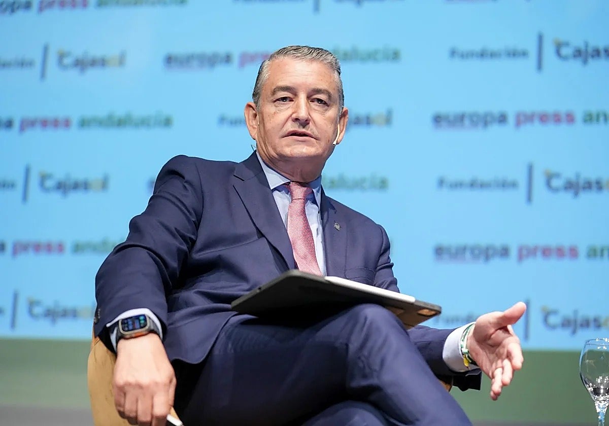 Antonio Sanz durante una intervención en una imagen de archivo