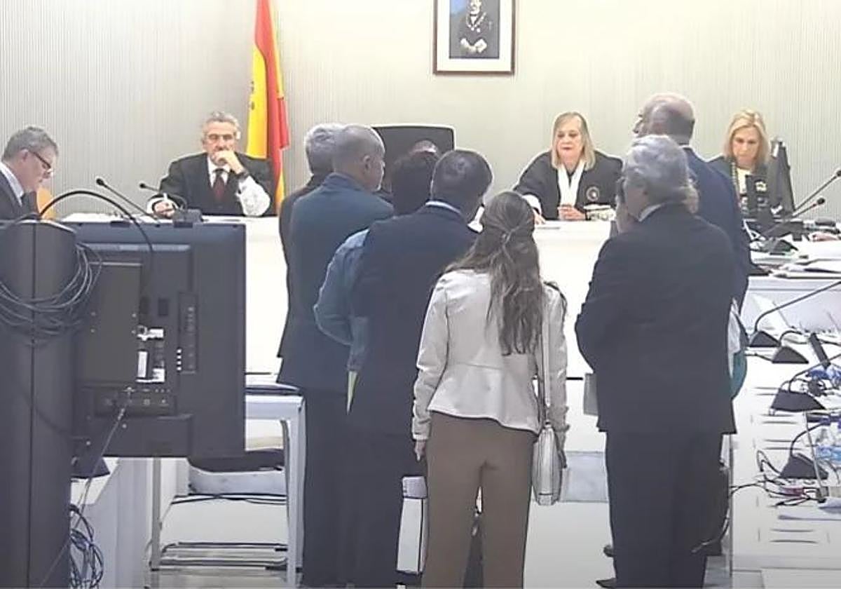 Un momento de la sesión de este miércoles en la Audiencia Nacional