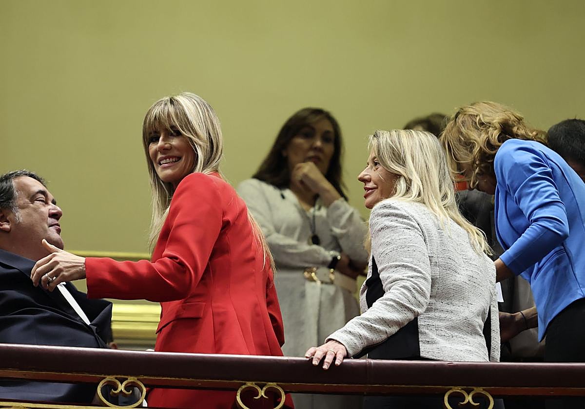 Begoña Gómez, en la tribuna del Congreso en una imagen de archivo