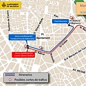 Suspenden una manifestación por el 9 de octubre en Valencia y dejan otra en el aire