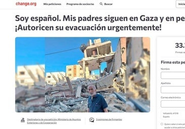 Un ciudadano de Valladolid pide la evacuación urgente de Gaza de su familia y recoge 33.000 firmas