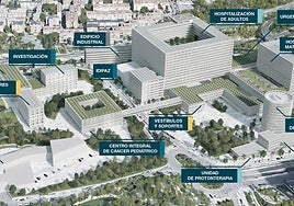 La nueva unidad de protonterapia en La Paz marcará en semanas el inicio de las obras de la Ciudad de la Salud