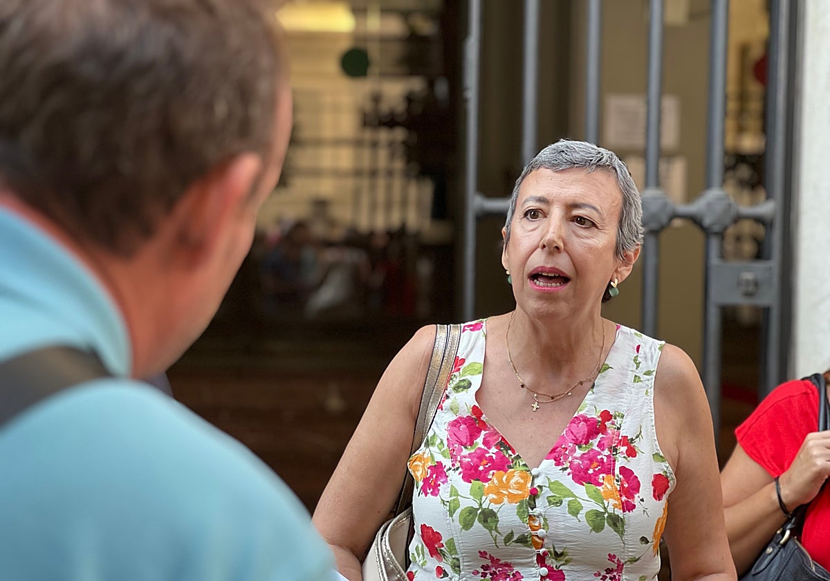 Una de las mujeres afectadas por los retrasos