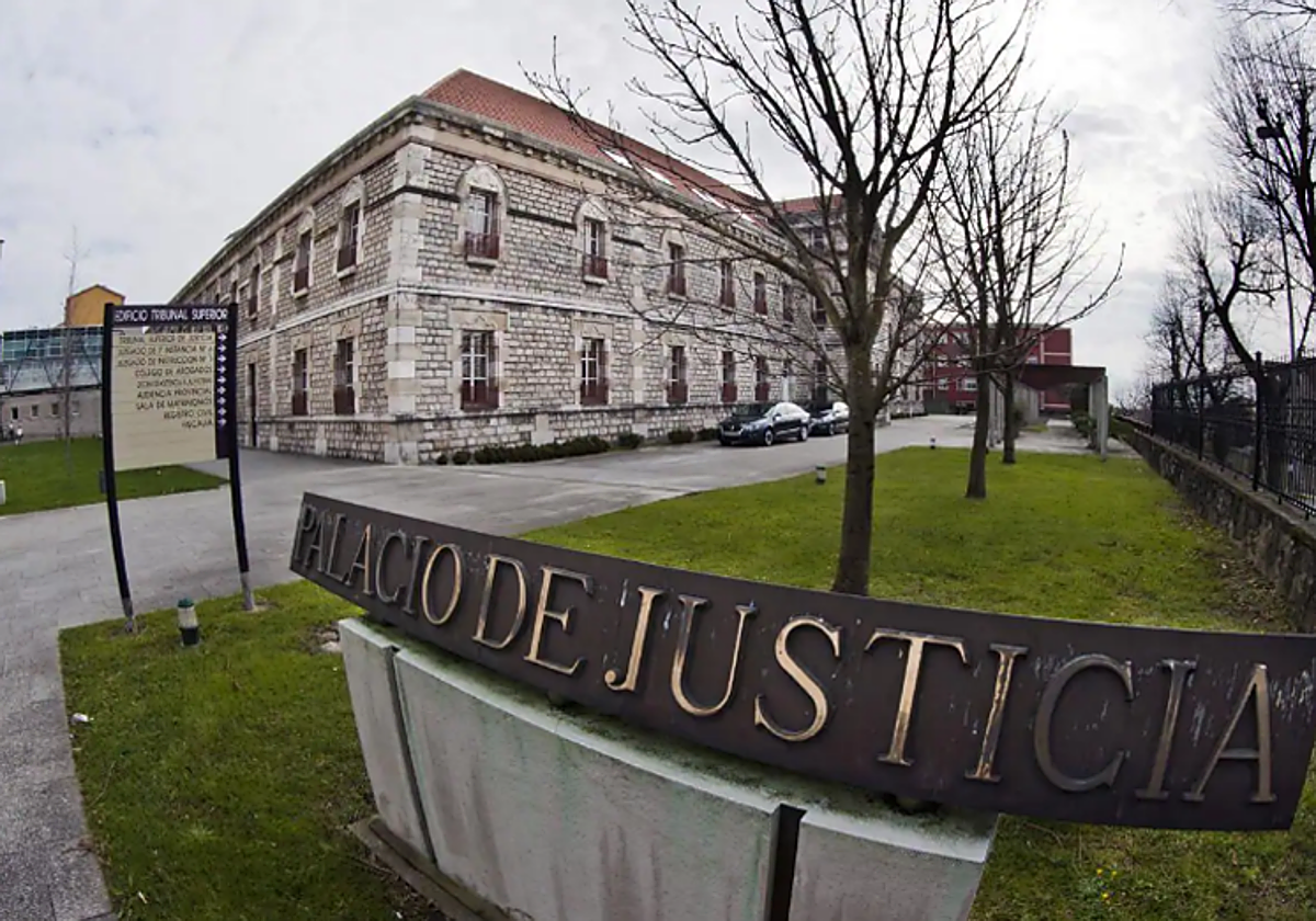 Imagen de archivo del Palacio de Justicia de Cantabria.