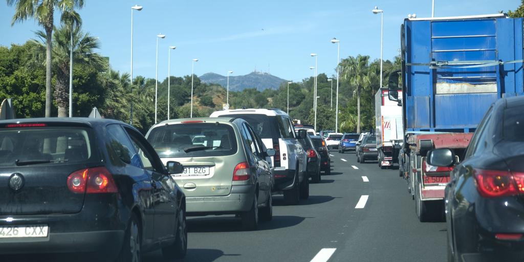 Mueren dos motoristas tras un accidente de tráfico en Málaga