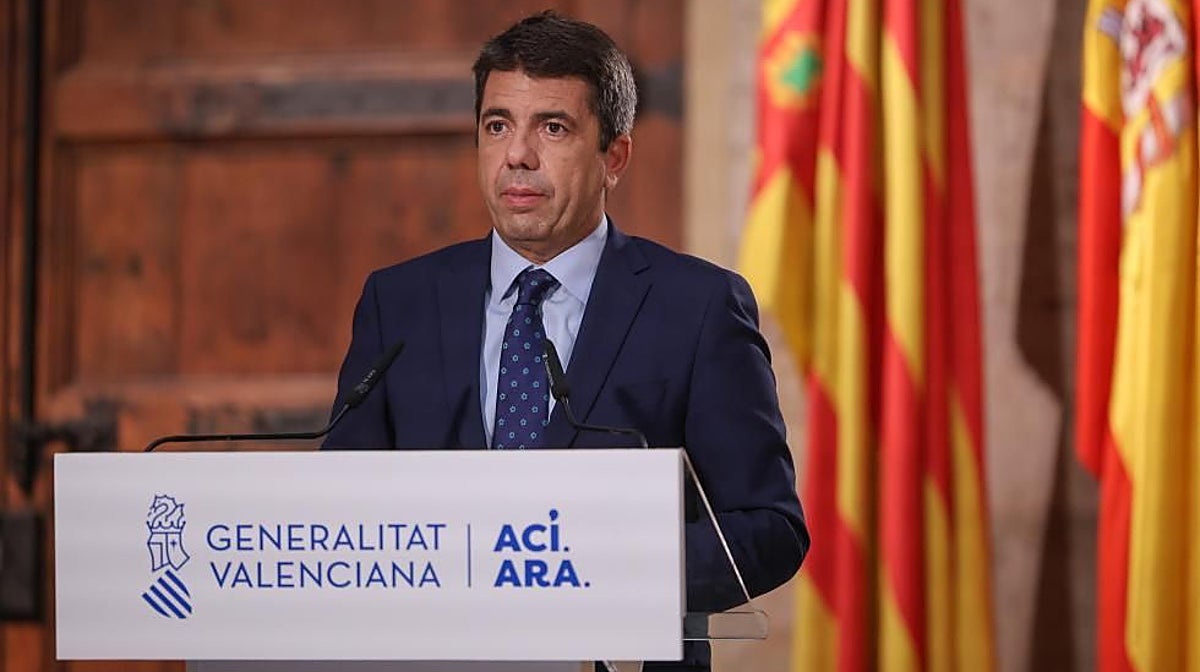 Mazón llama a la «estabilidad institucional» para la reconstrucción tras la dana y exige más financiación al Gobierno