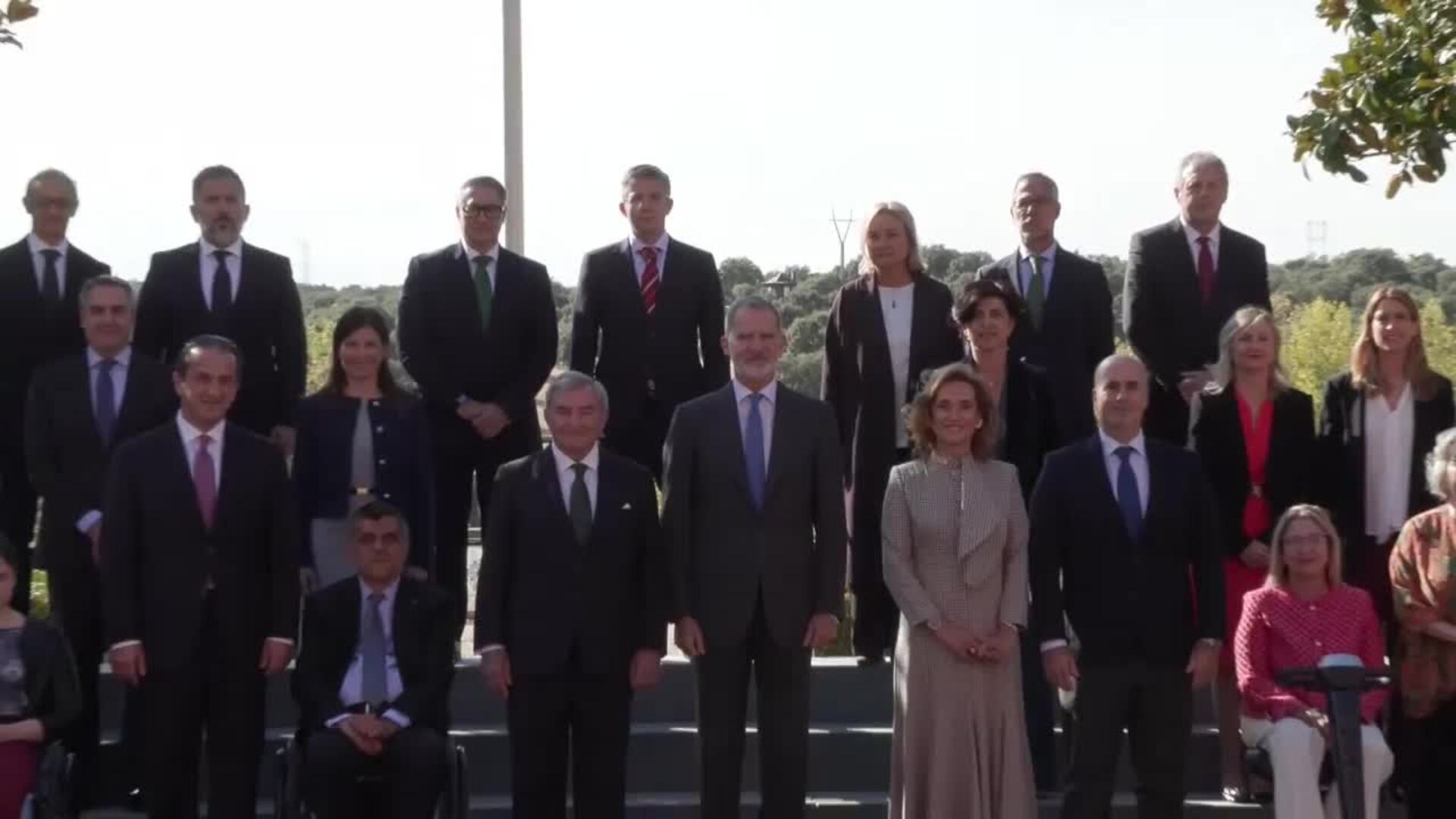 El rey recibe en audiencia a una representación de la Fundación ...