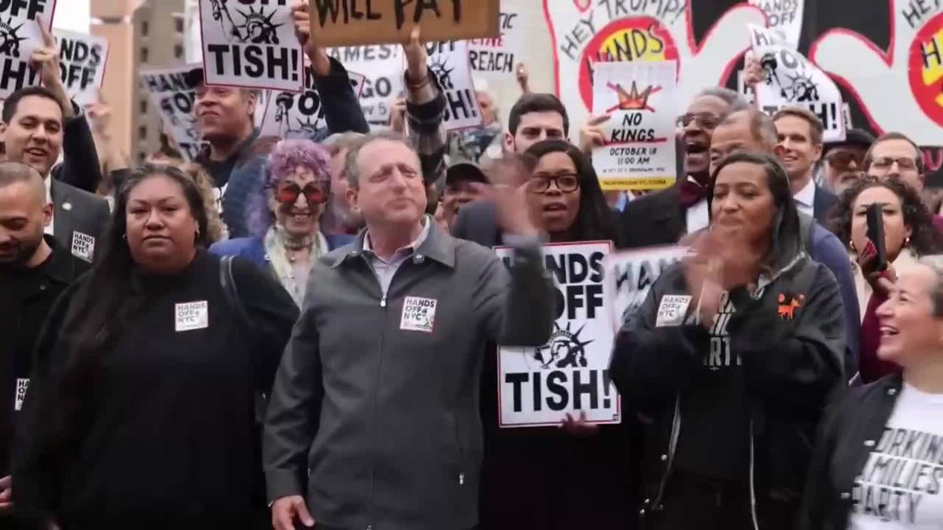 Manifestación en solidaridad con la Fiscal General de Nueva York, Letitia James