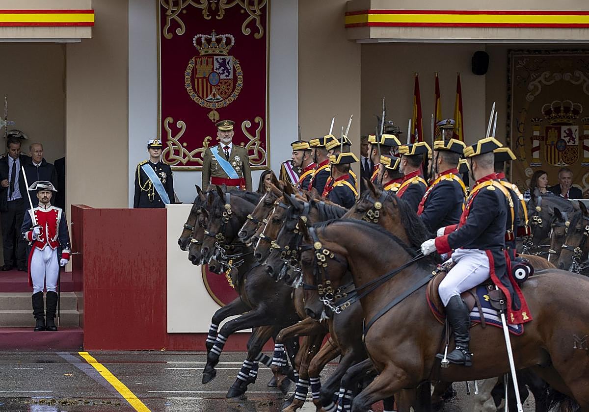 Imagen del desfile del 12 de octubre de 2024, en Madrid