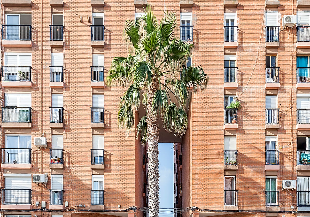 Imagen de archivo de viviendas públicas en Alfafar, Valencia