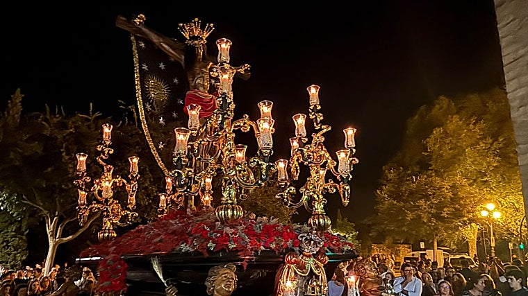 El Cristo del Remedio de Ánimas, camino de la carrera oficial