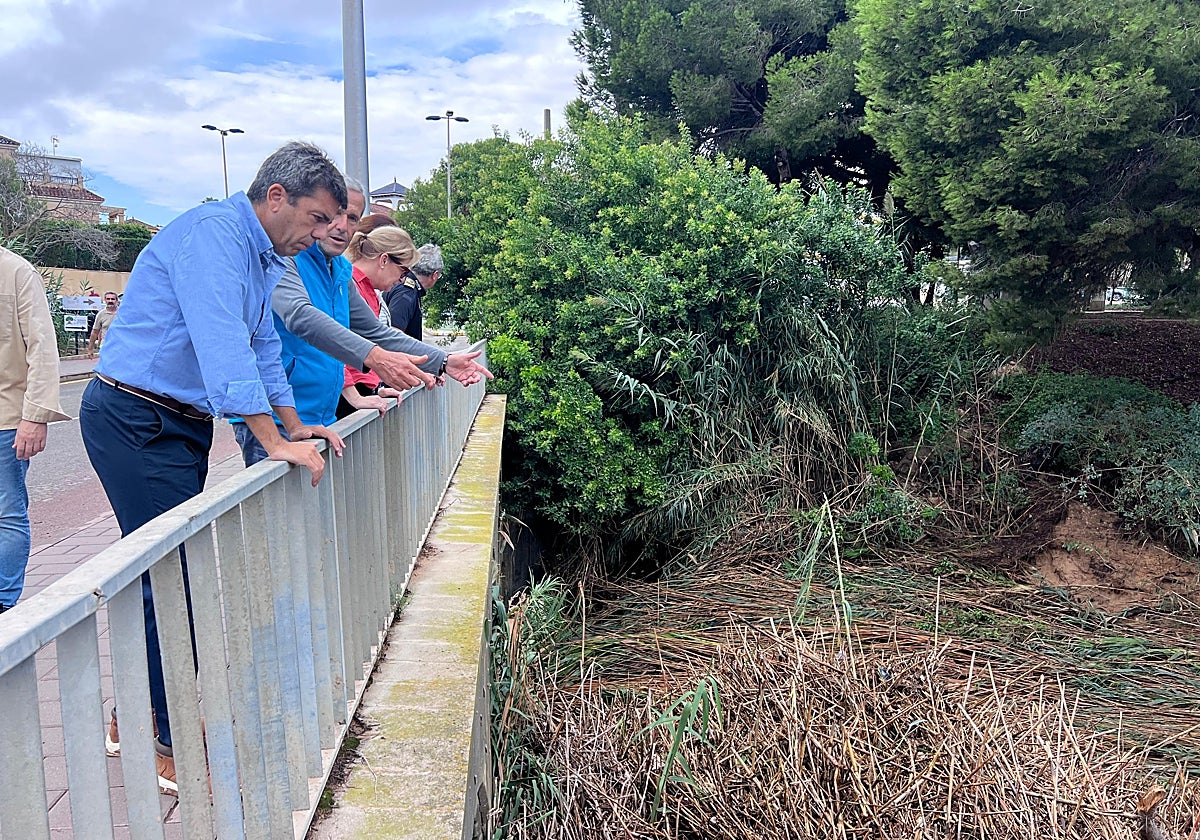 El presidente de la Generalitat, Carlos Mazón, en Pilar de la Horadada, Alicante