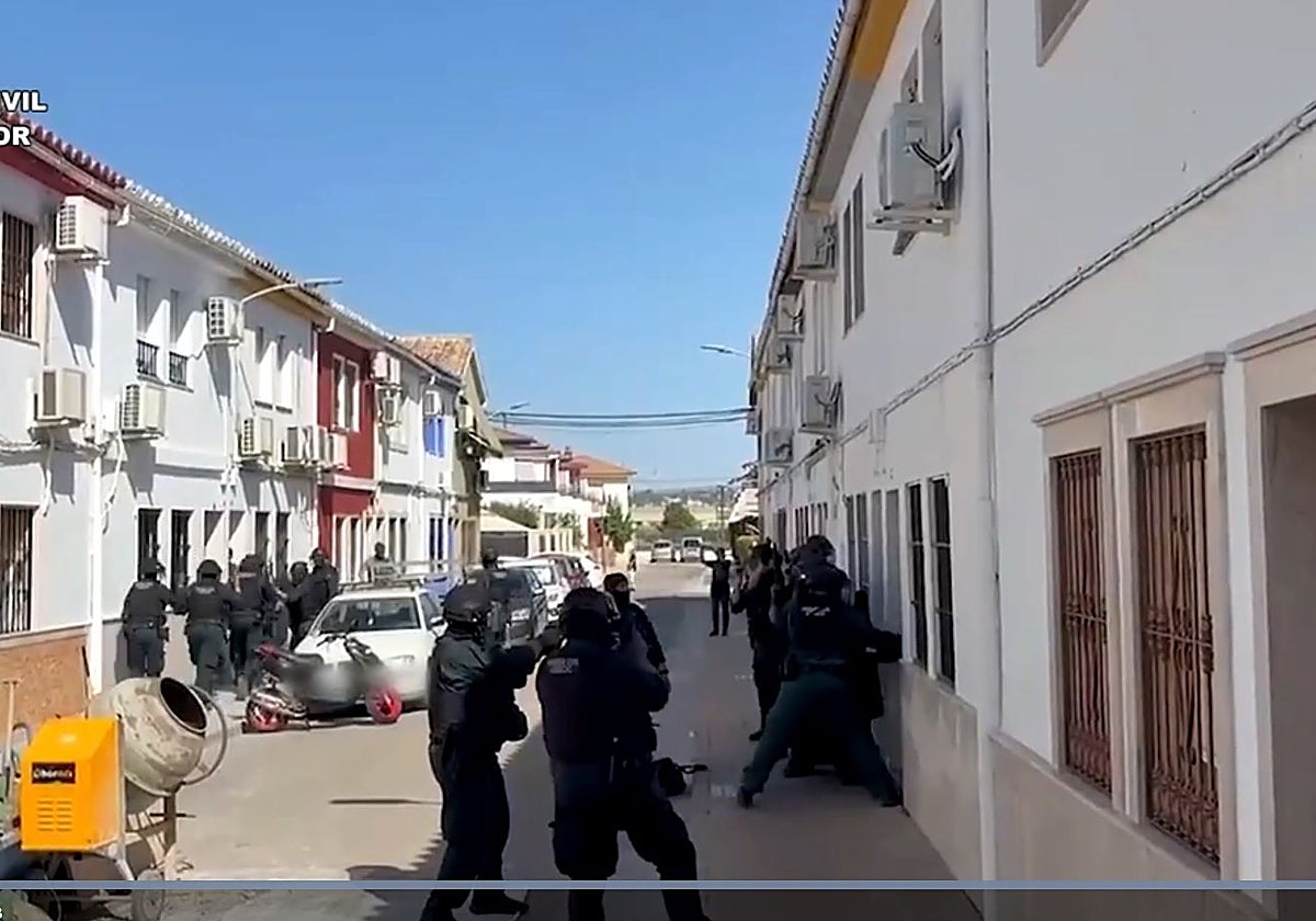 Operación antidroga de la Guardia Civil en Palma del Río hace tres semanas