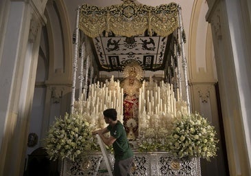 Los preparativos del Vía Crucis Magno, en imágenes