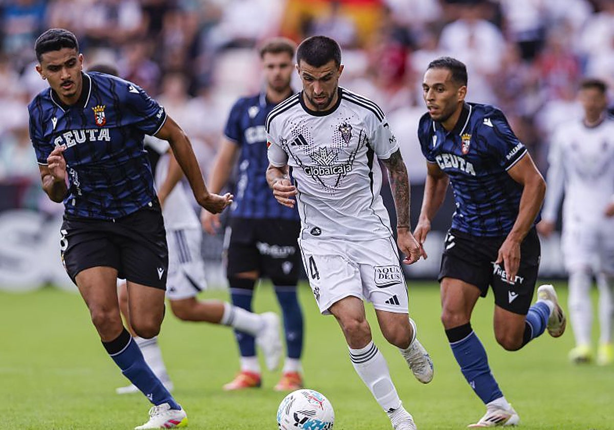 La primera mitad del partido fue de neto dominio albaceteño