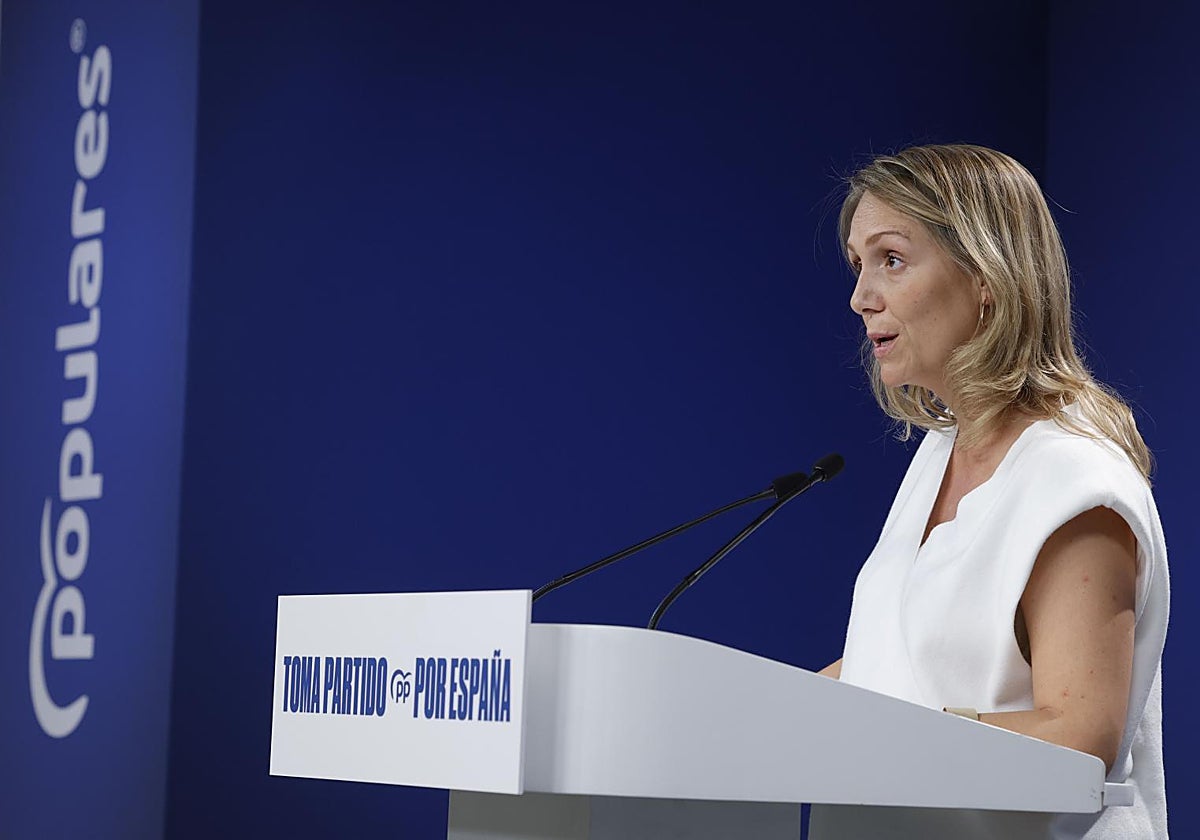 Alma Ezcurra, la vicesecretaria de coordinación sectorial del Partido Popular