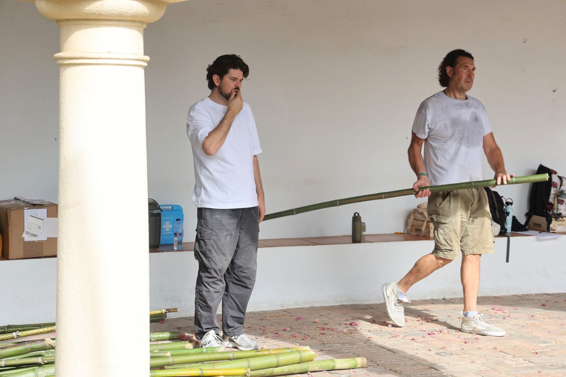 El arranque del montaje de Flora 2025, en imágenes