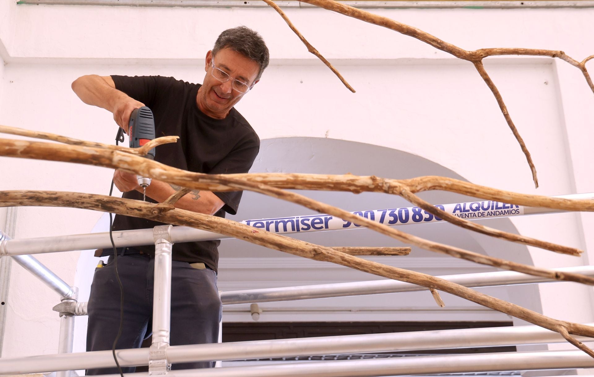 El arranque del montaje de Flora 2025, en imágenes