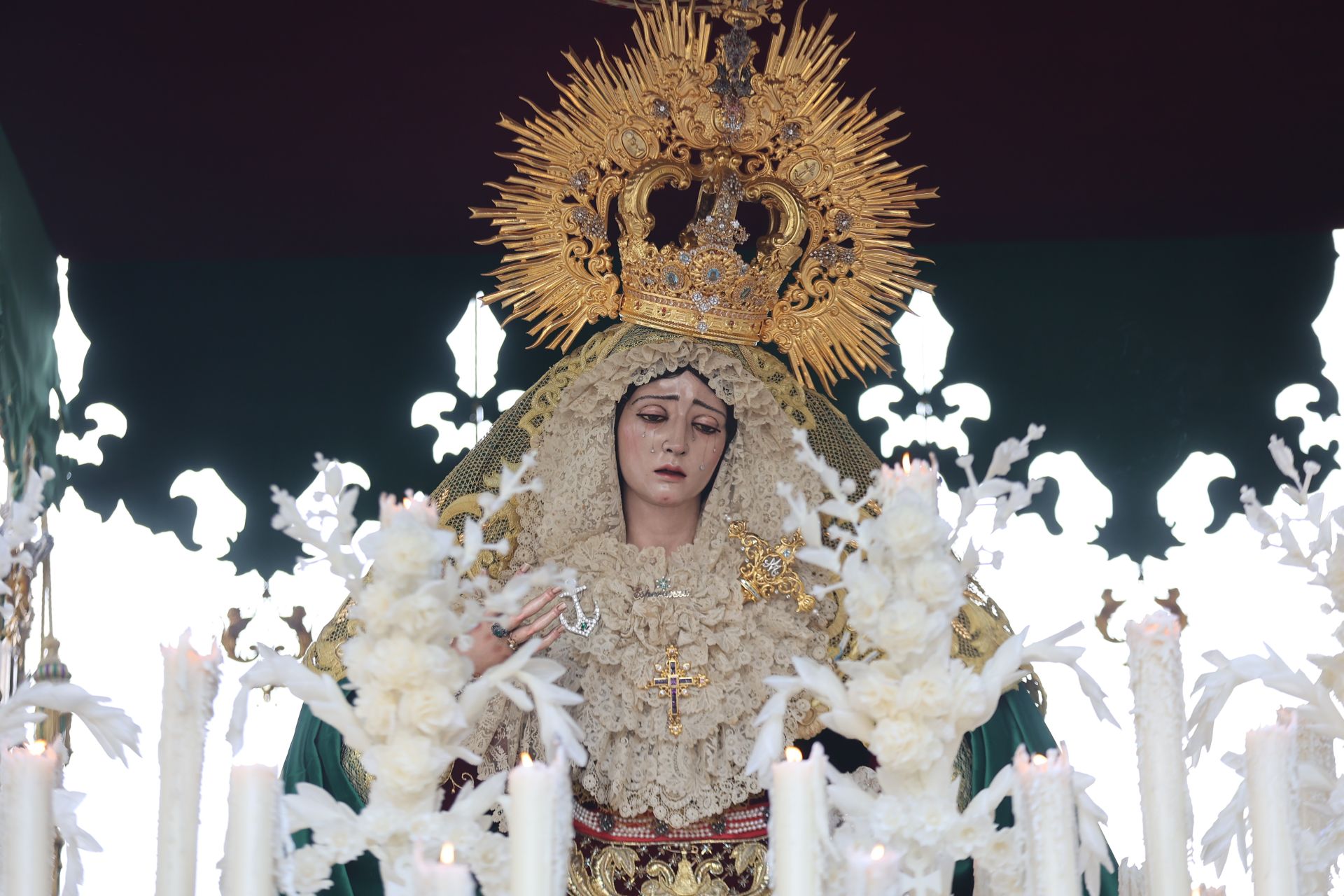 El alegre traslado de la Sagrada Cena de Córdoba y la Esperanza del Valle, en imágenes