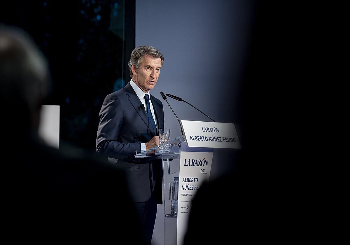 El presidente del Partido Popular, Alberto Núñez Feijóo,, en una imagen de archivo