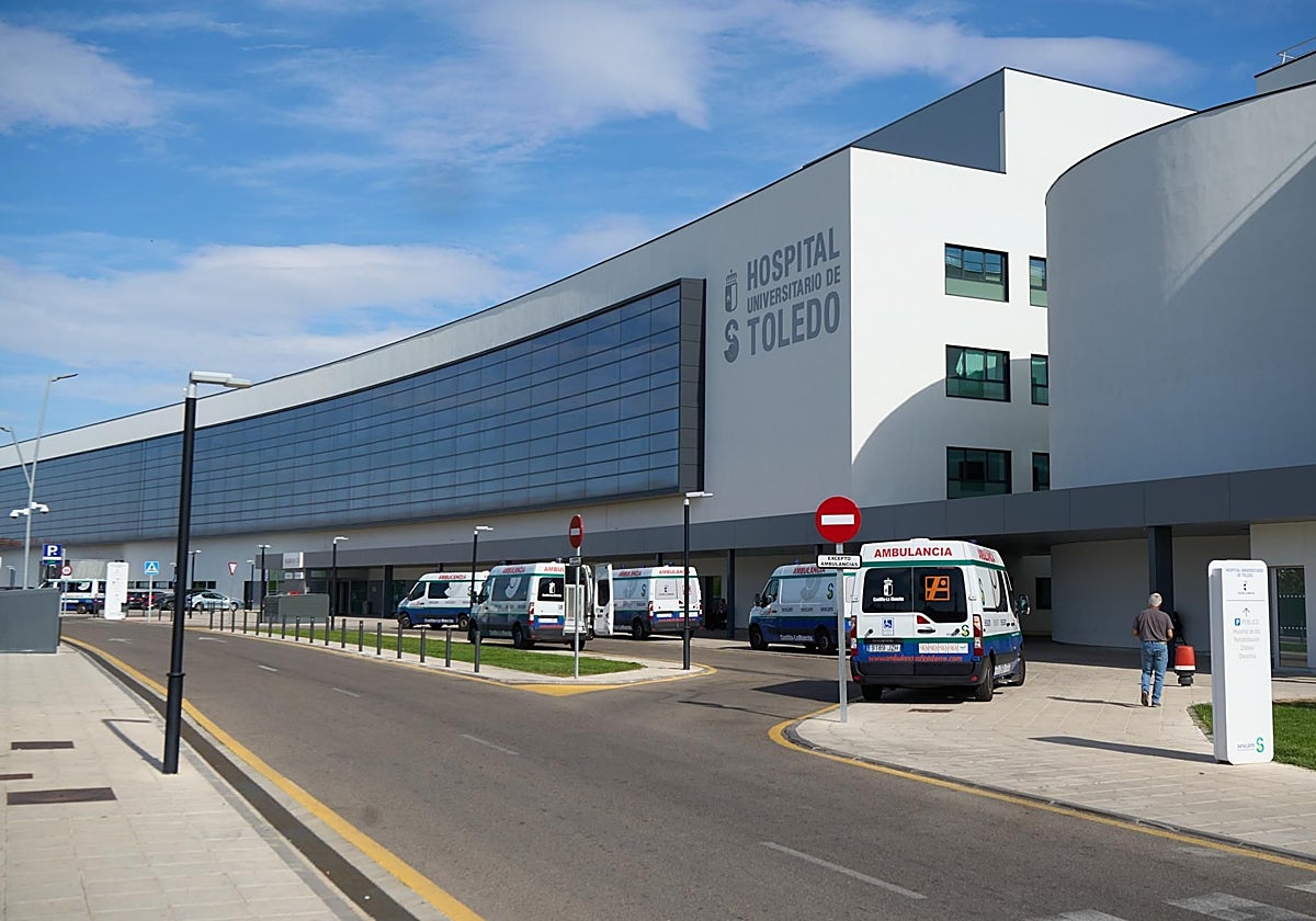 La víctima fue trasladada hasta el Hospital Universitario de Toledo